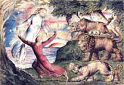 dante running from three beasts is rescued by virgil